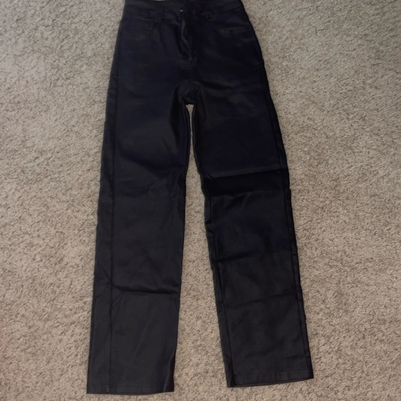 Women’s High waisted leather pants - Picture 1 of 1